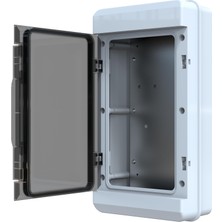 Yavuz Abs Pano 23.5 x 43.5 x 11.5 cm Taban Saclı IP65 Plastik Pano Montaj Plakalı Elektrik Kutusu Pa