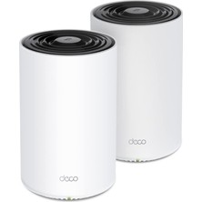 Tp-Link Deco PX50 2-Pack, AX3000 + G1500, 1 Ghz Cpu, Powerline/mesh, Yapay Zeka Desteği, Gigabit Por