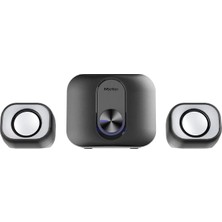 Meetion | SP2110 | Siyah | Ofis Hoparlörü | Bluetooth + 2.1 Ses Sistemi | 3.5mm + USB Bağlantı