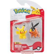 Pokemon Battle 2'li Figür Seti Pikachu  Tepig