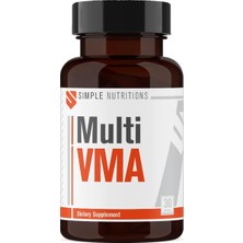Simple Nutritions Multi Vma – Multivitamin  Multimineral Takviye | 30 Kapsül | Vitamin D3, C, B12,