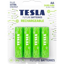 Tesla Şarj Edilebilir Pil Aa (HR06, Kurşun Kalem Pil, Blister) 4 Adet
