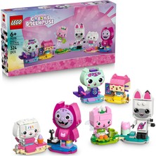 LEGO Gabby’s Dollhouse Gabby’nin Parçalarla Inşa Edilen Kedi Arkadaşları 11215-6 Yaş ve Üzeri Çocukl