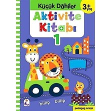 İndigo Kitap Küçük Dahiler Aktivite Kitabı 1 (3+ Yaş): Pedagog Onaylı