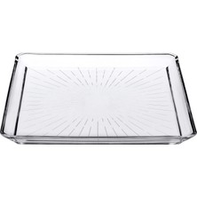 Paşabahçe Madlen Servis Tabağı 68683 Madlen Crystal Glass 24X24