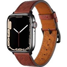 Zore ​​​ Ile Uyumlu Watch 38MM/40MM Krd-76 Pu Deri Kordon Strap Kayış Mürdüm