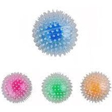Pawise Flash Bouncer Ball Işıklı Şeffaf Plastik Top Kedi Oyuncağı 8 cm
