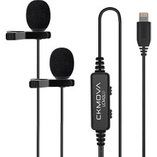 Ckmova LCM2LD Iphone Ipad ve Ios Için Lightning Girişli 2'li Yaka Mikrofonu