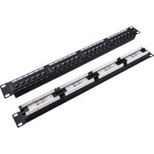 Uravas Store Cat6 Keystone Patch Panel – 24 Port