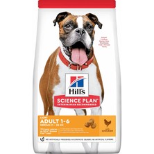 Hill's Scıence Plan Light Yetişkin Orta Irk Tavuklu Köpek Maması 2.5 kg