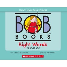 Scholastic Bob Books - Sight Words First Grade Hardcover Collection Of 10 Stories | Decodable Phonics Stories,