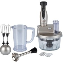 Tefal Powelix Activflow Expert 4 Bıçaklı 1500 Watt Cam Hazneli Blender Seti - Gümüş
