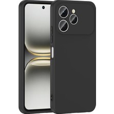 Anka Cep Cep Telefonu Aksesuarları Tecno Spark 40 (KM5N) ile Uyumlu Lansman Içi Kadife Silikon Kılıf