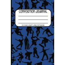Hero Composition Book: Skateboard Journal And Notepad For Girls And Boys; Wide Ruled With 105 Sheets 6x9