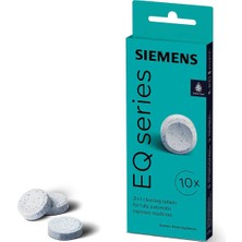 Siemens TZ80001A Temizleme Tabletleri, 10 Adet, Kahve Yağı Kalıntılarını Ideal Şekilde Giderir, Orij