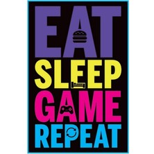 Pyramid International Grindstore Maxi Poster Eat, Sleep, Game, Repeat (Gaming)