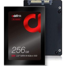 Addlink 256GB 510-400 Mb/s 2.5” Sata Iıı 6gb/s SSD AD256GBS20S3S