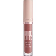 Golden Rose Nude Look Natural Shine Lipgloss No: 04 Peachy Nude - Doğal Parlak Dudak Parlatıcısı