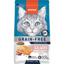 Wanpy Somonlu Tahılsız Yetişkin Kedi Maması 1,5kg