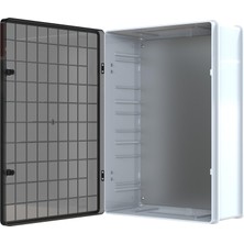 Yavuz Abs Pano 50 x 70 x 22.5 cm Taban Saclı IP65 Plastik Pano Montaj Plakalı Elektrik Kutusu Pano D