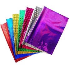 Hero Metalize Hediye Poşet Paketi 12X17CM Kendinde Bantlı Renkli Hediye Paketi 100'LÜ