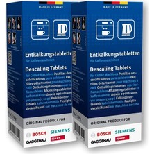 Bosch Neff Gaggenau Kahve Makinaları Için 12 Kireç Çözücü Tablet No: 310967