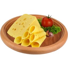 Hero Sunum Tabağı Yuvarlak (Natural)