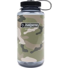 Nalgene 32OZ Geniş Ağız Grisi Siyah Kamuflaj ile