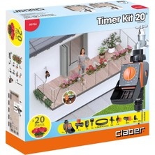 Claber D90766000 – Kit 20 Zamanlayıcı Logica Clasic 20 Çiçek Saksısı