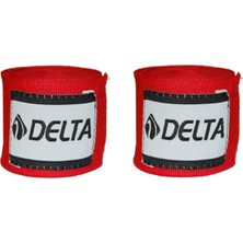 Delta Spor Delta Boks El Bandajı EBK-195 Boks El Bandaji 3,5 M Kırmızı Tek Ebat
