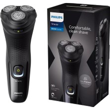 Philips 3000X Serisi Erkek Tıraş Makinesi, Powercut Bıçak Teknolojisi, 5d Esnek Başlık, Islak ve Kur