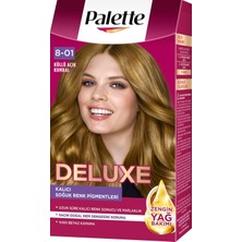 Palette Deluxe Yoğun Renkler 8-01 Küllü Açık Kumral