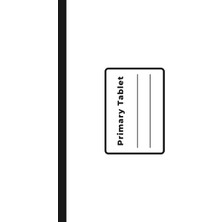 Hero Primary Tablet: Handwriting Practice Paper With Dotted Lines, 1-Inch Ruled, 120 Pages, 8.5 x 11 Inch