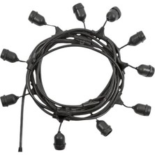 Hero CT-7069 IP65 Su Geçirmez Dış Mekan Sarmaşık Lamba 5 Metre 5 Duylu E27 Bahçe ve Teras Aydınlatma Kabl