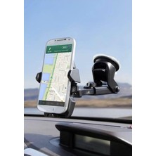 Hombak Uzayabilen Vantuzlu Cep Araç Telefon Tutucu Oto Araba Içi Telefon Tutacağı 360