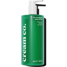 Cream Co. Sivilce  Akne  Siyah Nokta Karşıtı Yüz Temizleme Jeli, Niacinamide Çay Ağacı Yağı, 400 ml