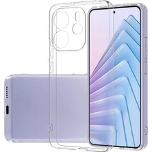 Zore Xiaomi ile Uyumlu 14 Kılıf Zore Süper Silikon Kapak Şeffaf