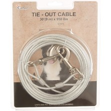 Beeztees Bahçe Bağlama Çelik Halatı 3 Mm*9 Metre 35 kg