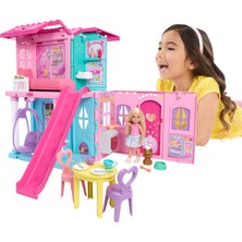 Barbie Chelsea Oyuncak Bebek Evi, 15'ten Fazla Aksesuar Içeren +43 x +33 Cm'e Kadar Genişleyebilen A