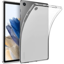 Jolita A8 SM-X200 10.5 Inç Uyumlu Şeffaf Silikon Tablet Kılıfı Kapak Renksiz