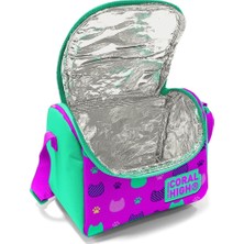 Coral High Yeşil Pembe Koala Baskılı Okul Beslenme Çantası - Kız Çocuk