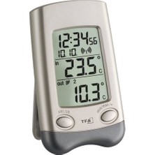 Tfa TFA30.3016.54 Wave Telsiz Termometre, Siyah