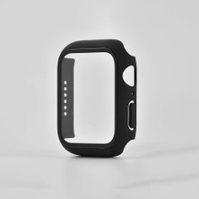 Zore ile Uyumlu Watch 44MM 01 Kasa ve Ekran Koruyucu Siyah