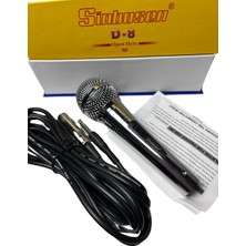 Sinbosen D-8 Professional Kablolu Dinamik Vocal Mikrofon