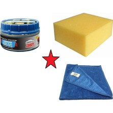 Fa Oto Araba Kaporta Tampon Cizik Giderici Pasta Cila Mikrofiber Bez Sünger Hediyeli 3 Lü Set