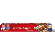 Piknik Gıda Ambalaj Pişirme Kağıdı 8 Metre 1409