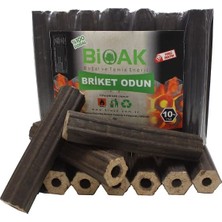 Bioak Briket Şömine Odunu 10 kg