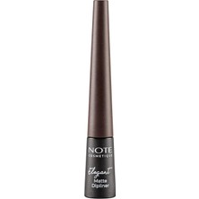 Note Cosmetics Elegant Matte Dipliner Waterproof Kahverengi, 02 Coffee Brown