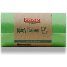 Cook Kaka Torbası, 30 Yaprak, Elma Kokulu, Yeşil