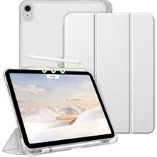 Undeplus iPad Air 13INÇ M2 ile Uyumlu Kılıf Cover Kalem Bölmeli Pc Case A2898 A2899 A2900 Gri